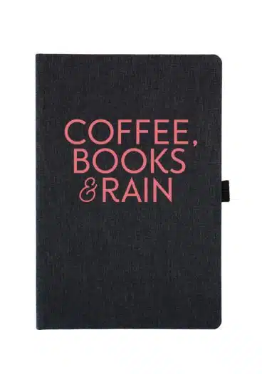 Notes_Coffee-books_roze_600x857-368x526.jpg Notes A5 - Coffee, books & rain / crni - Slika 1